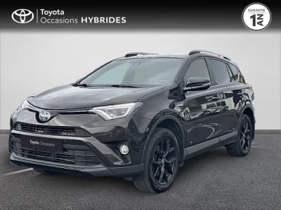 TOYOTA RAV4 197 Hybride Black Edition 2WD + 4 roues Hiver occasion 2017 - Photo 1