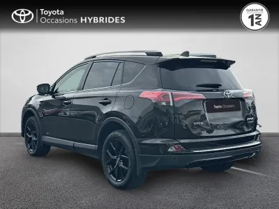 TOYOTA RAV4 197 Hybride Black Edition 2WD + 4 roues Hiver occasion 2017 - Photo 2