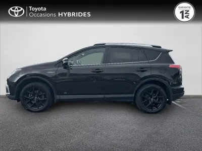 TOYOTA RAV4 197 Hybride Black Edition 2WD + 4 roues Hiver occasion 2017 - Photo 3