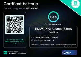 Image principale véhicule BMW Série 5