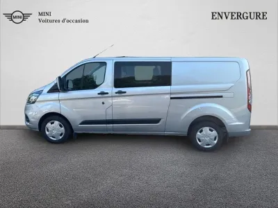 FORD Transit Custom Fg 340 L2H1 2.0 EcoBlue 130 Cabine Approfondie Trail occasion 2023 - Photo 3