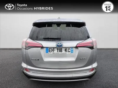 TOYOTA RAV4 197 Hybride Lounge AWD CVT occasion 2016 - Photo 4