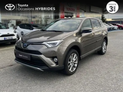 TOYOTA RAV4 197 Hybride Lounge AWD CVT occasion 2016 - Photo 1