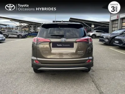 TOYOTA RAV4 197 Hybride Lounge AWD CVT occasion 2016 - Photo 4