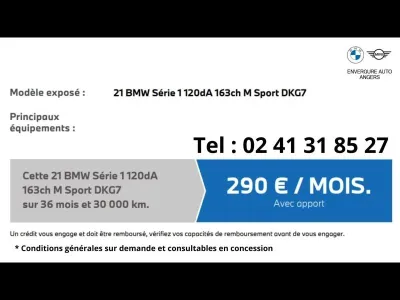 BMW Serie 1 120dA 163ch M Sport DKG7 occasion 2025 - Photo 4