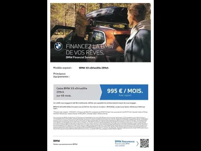 BMW X3 xDrive30e 299ch M Sport occasion 2025 - Photo 2