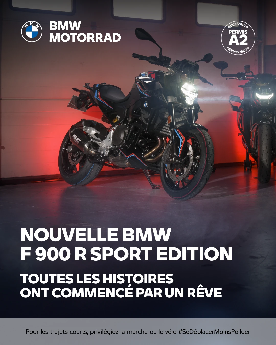 NOUVELLE BMW F 900 R SPORT EDITION