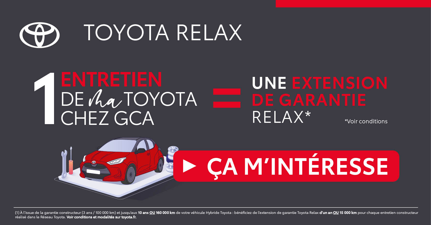 Toyota relax entretien extension de garantie